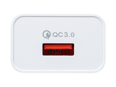76-022# Ładowarka sieciowa gniazdo usb qc3.0 18w