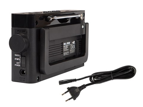 77-539# Radio przenośne analogowe am/fm blow ra9 czarne