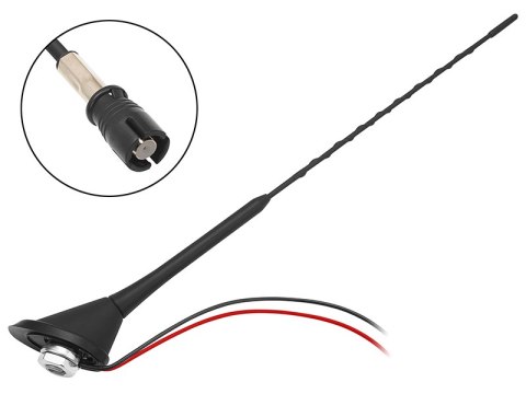 22-648# Antena samochodowa do vwgroup raku ii maszt40 cm pasywna