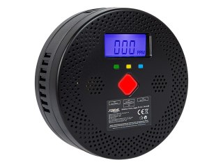 50-628# Detektor czujnik czadu tc30 2xaa wifi tuya czarny