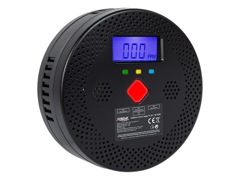 50-628# Detektor czujnik czadu tc30 2xaa wifi tuya czarny