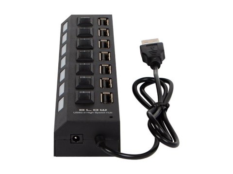 86-073# Rozgałęźnik usb wt.a-7xgn.a hub-06 czarny