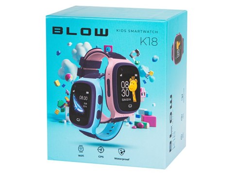 89-014# Smartwatch blow kids k18 4g gps różowy