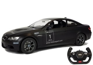 Auto BMW M3 Samochód Sportowy Zdalnie Sterowany RC Rastar Czarny 1:14