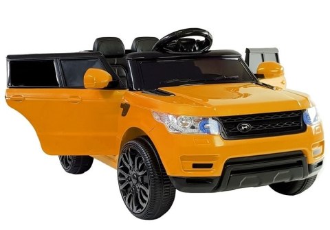 Auto Na Akumulator HL1638 Dla Dzieci Pilot MP3 Światło LED Pomarańczowy