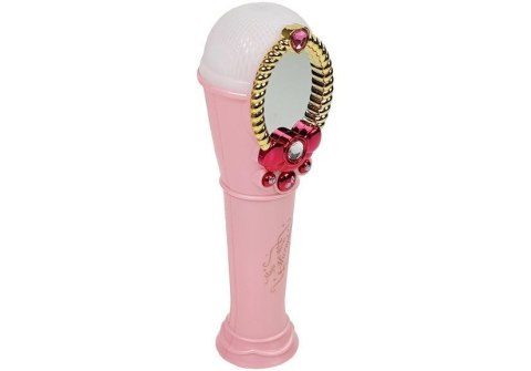 Magiczne Lustro Z Mikrofonem USB MP3 Światła Dźwięki Różowy