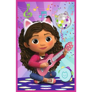 Puzzle - 3x50 - Poznajcie Gabby i kotki - Koci Domek Gabi - Trefl 34876