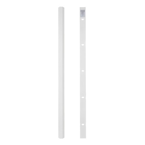 Aluminiowa listwa maskująca do kabli Maclean, 33x18x750mm, biała, MCTV-897 W