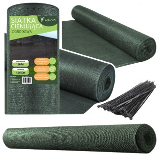 Siatka Cieniująca Na Ogrodzenie Płot Maskująca Zielona 1.5M 50M 140g/m?