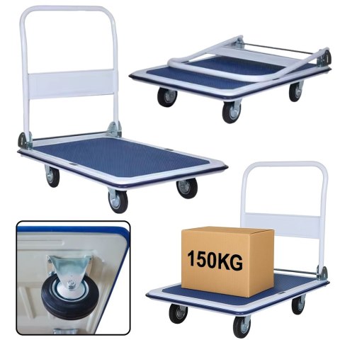 Wózek Platformowy Transportowy Magazynowy Do 150kg