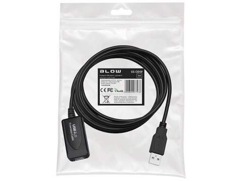 66-084# Przyłącze usb a - a 5,0m wtyk-gniazdo z ic zawieszka przedłużacz