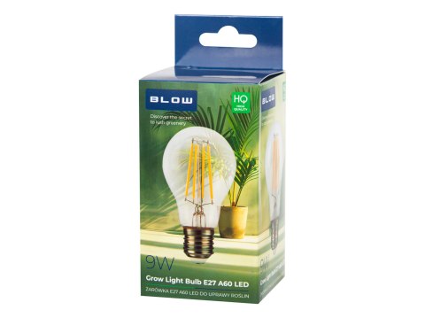 71-304# Żarówka e27 a60 led 9w do uprawy roślin