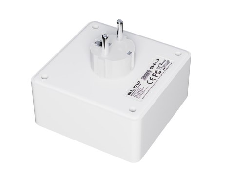 98-611# Rozgałęźnik r-20 pr 2-gniazda + 2usb + usb-c białe