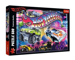 Puzzle - 500 - Hot Wheels: Lata 80-te - Trefl 37538