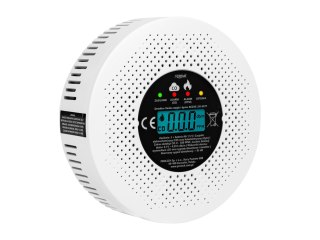 50-637# Detektor czujnik czadu i dymu xcd30 lcd 3xaa