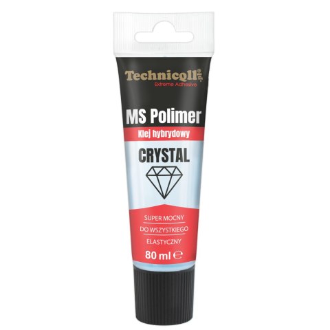 91-486# Klej ms polimer crystal 80ml technicqll