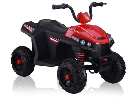 Quad na Akumulator S601 Pojazd Terenowy Dla Dzieci Światła LED Czerwony