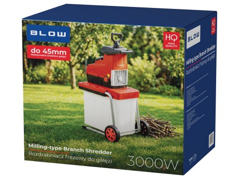 53-305# Rozdrabniacz elektryczny frezowy do gałęzi z pojemnikiem blow"