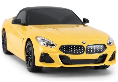 Auto Zdalnie Sterowane R/C BMW Z4 Roadster Rastar 1:18 Żółte