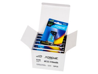 82-722# Akumulator ni-mh 9v 310mah xtreme 12 blistrów