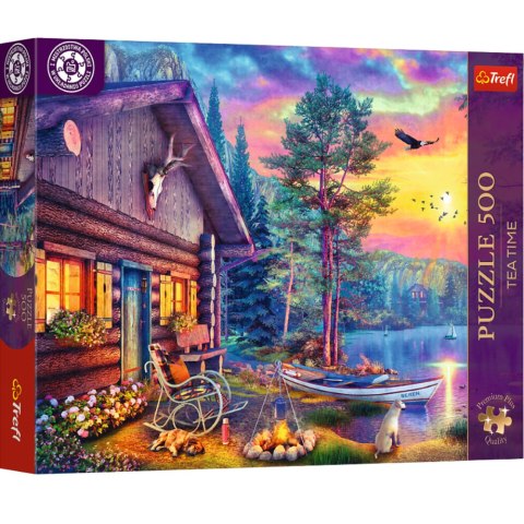 Puzzle - 500 - Tea Time: Przystań o zachodzie słońca - Trefl 37617