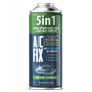 52-334# Czynnik gaz do klimatyzacji 5w1 r12 r134a 235g ac fix