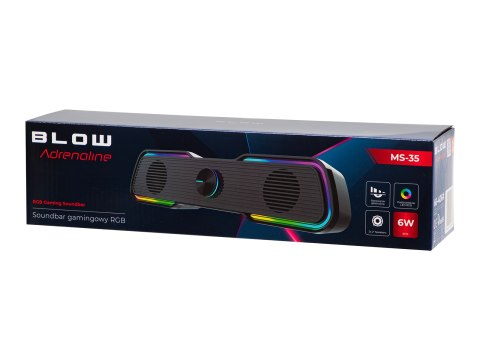 66-406# Głośniki komputerowe ms-35 soundbar rgb