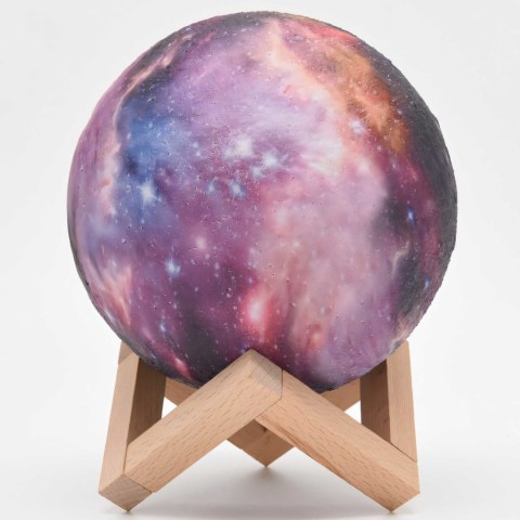 Lampka lampa nocna księżyc świecący 3d moon rgb pilot led light moonlight