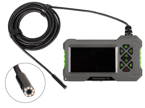 14-407# Endoskop kamera jednoobiektywowa 8mm 5m lcd 4,3 e-500