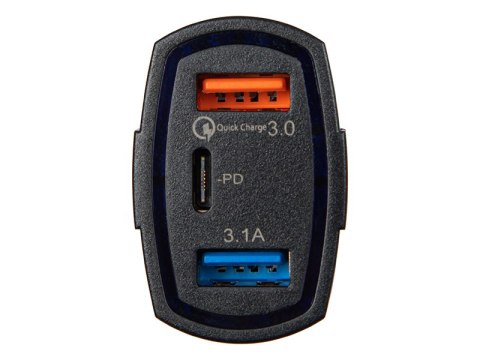 75-780# Ładowarka samochodowa g31a 3x usb-c+2xusb-a