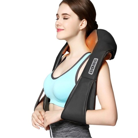 AG127C Masażer shiatsu karku plecy black