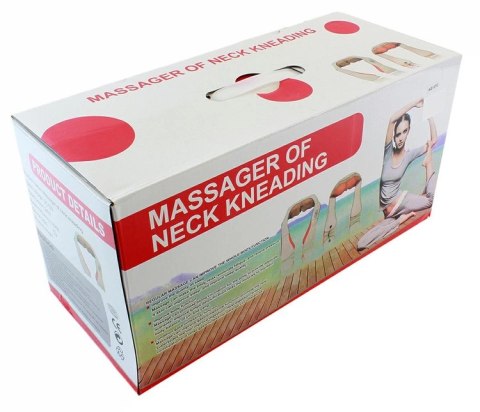 AG127C Masażer shiatsu karku plecy black