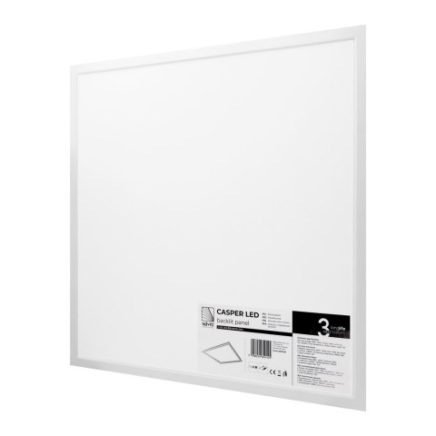 CASPER LED 40W panel typu backlit, 4000lm, IP20, 4000K