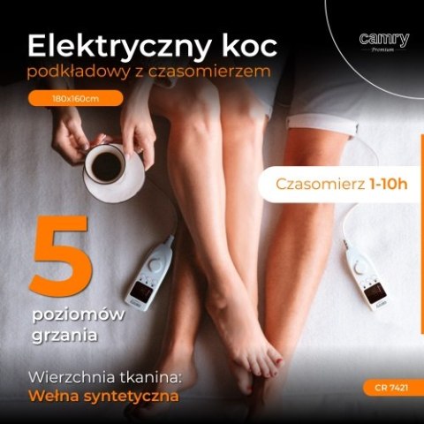CR 7421 Elektryczny koc podkładowy z czasomierzem (2)