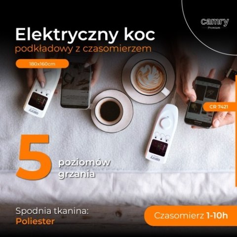 CR 7421 Elektryczny koc podkładowy z czasomierzem (2)