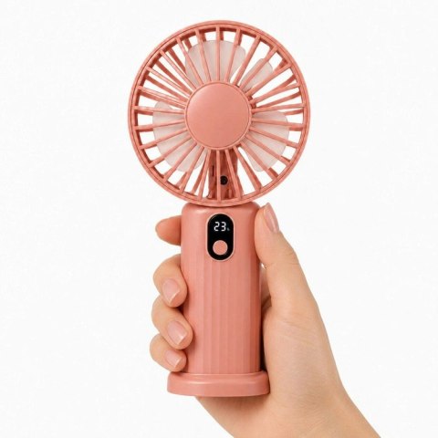 DA669 Mini wiatrak usb ręczny biurkowy niebieski