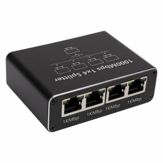 HD43B Rozdzielacz sieciowy 1x4 rj45