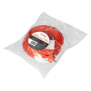 Przedłużacz ogrodowy jednogniazdowy Schuko, PVC 3x1,5mm-, długość 15m