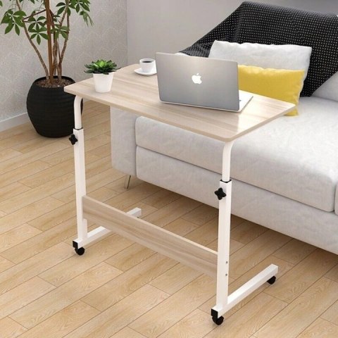 SL15 Mobilny stolik pod laptopa jasne drewno