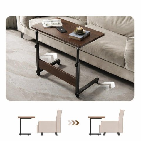 SL15A Mobilny stolik pod laptopa ciemne drewno
