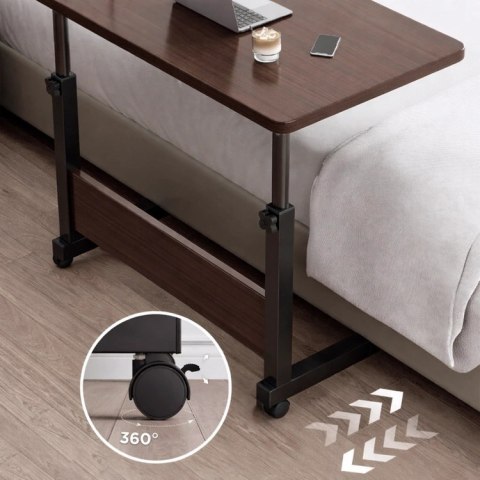 SL15A Mobilny stolik pod laptopa ciemne drewno