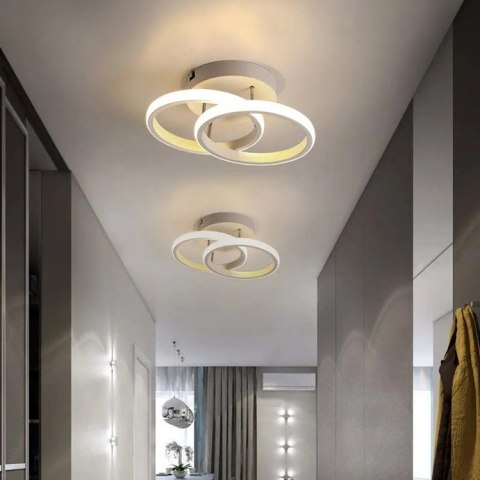 ZD110A Lampa żyrandol plafon led biała