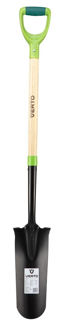 Szpadel do sadzonek, drewniany trzonek, plastikowy uchwyt