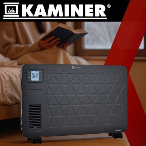 Grzejnik elektryczny- czarny Ziflo Kaminer 26403