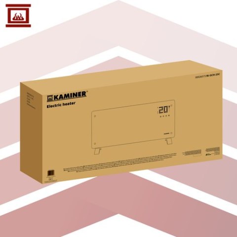 Grzejnik elektryczny szklany Zelva Kaminer 26573
