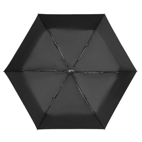 Czarny, składany mini parasol podróżny - Peterson