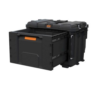 Skrzynka narzędziowa XL Keter ROC Pro Gear 2.0, Z jedną dużą szufladą, Zabezpieczenie transportowe, Możliwość zawieszenia na ści