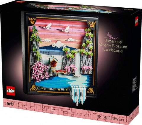Klocki art 31218 japoński krajobraz z kwitnącą wiśnią
