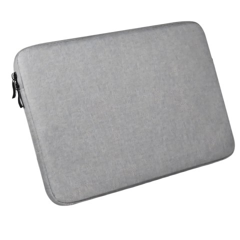 Etui na laptopa torba pokrowiec na laptop dokumenty do pracy szary 14-15,6"
