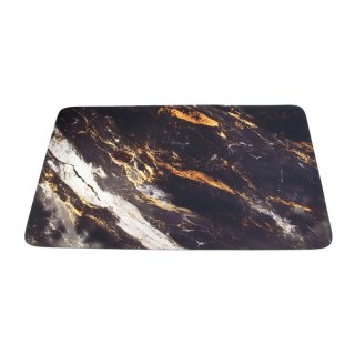 DA435A Dywanik łazienkowy marmur 50x80 cm czarna